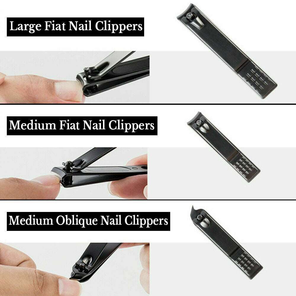 18 Piece Set Stainless Steel Nail Grooming Pedicure Kit Australia Dealbest