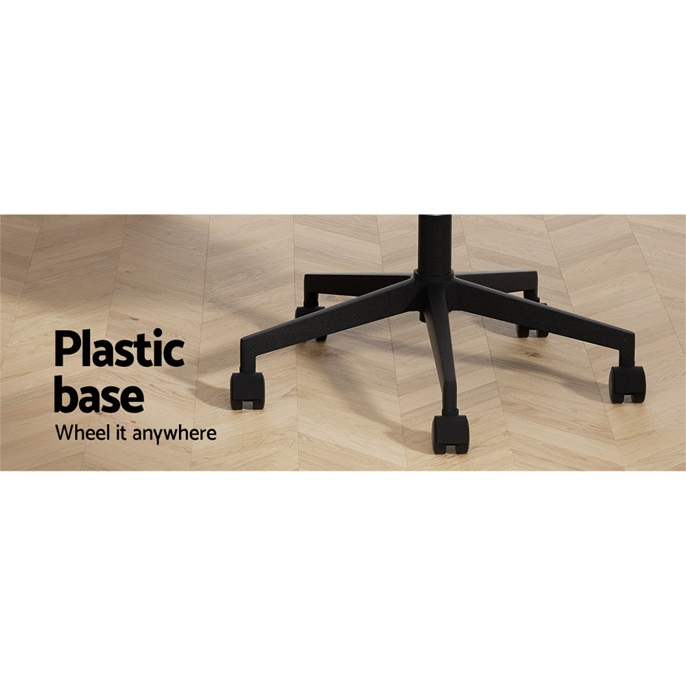 Mesh Office Chair Computer Gaming Desk Chairs Mid Back - Black