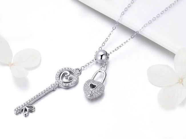 Key of Heart Sterling Silver Necklace Australia Dealbest