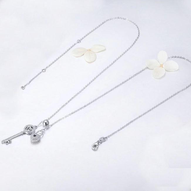 Key of Heart Sterling Silver Necklace Australia Dealbest