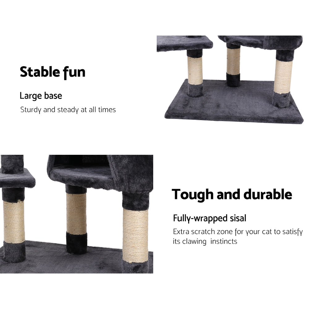 i.Pet Cat Tree Tower Scratching Post 120cm Multi Level Australia Dealbest