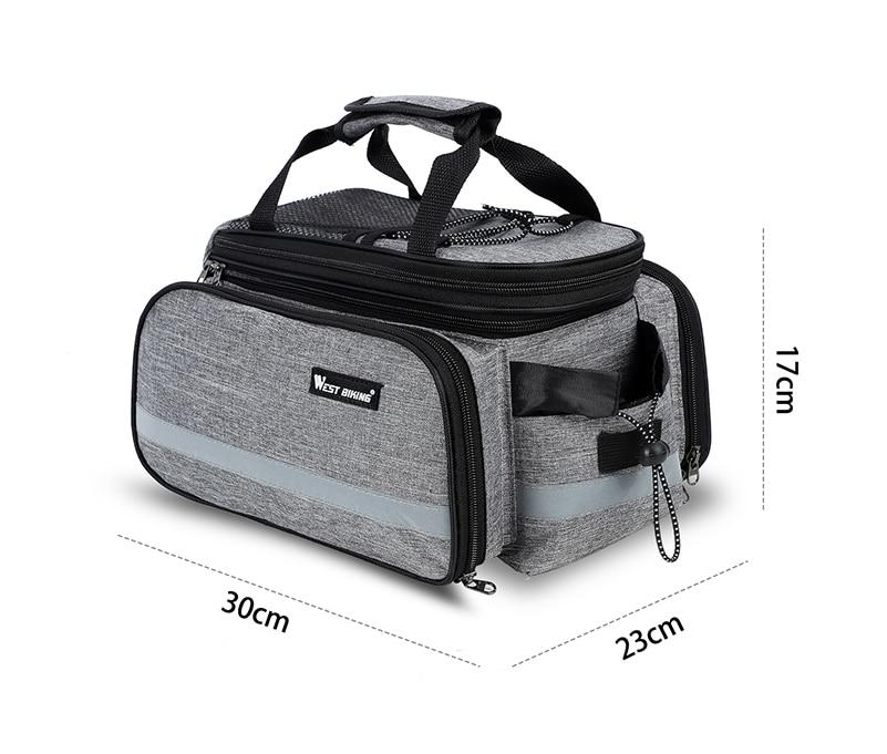 Large Capacity Rainproof Bicycle Rear Rack Bag Australia Dealbest