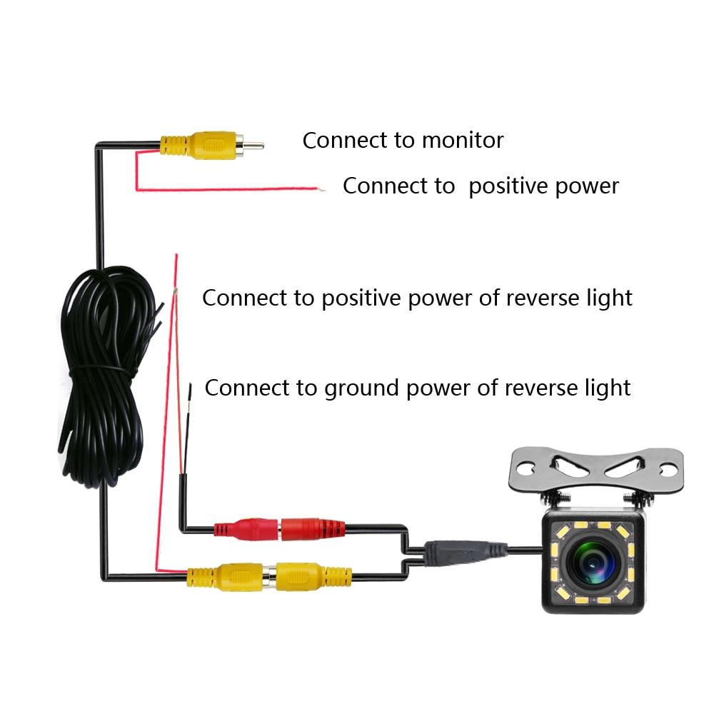 Waterproof Night Vision Wide-Angle Car Rear View Camera Australia Dealbest