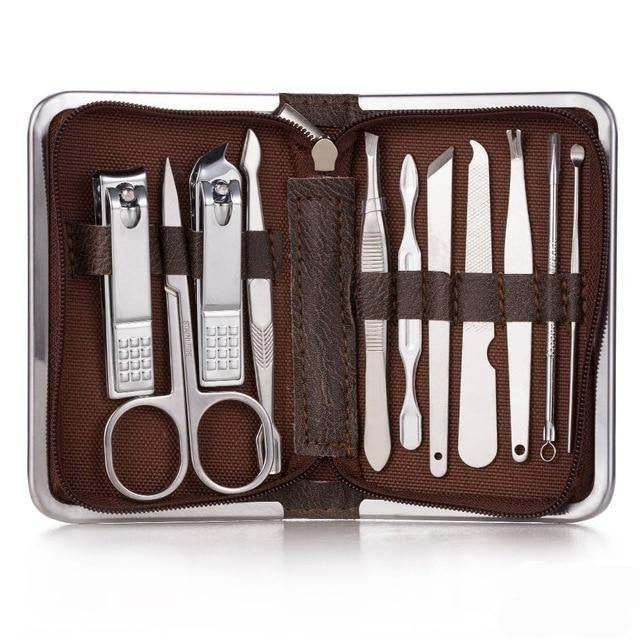 Stainless Steel Professional Manicure Nail Clippers 11-26 Piece Set Australia Dealbest