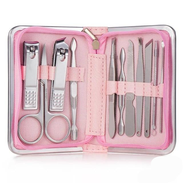 Stainless Steel Professional Manicure Nail Clippers 11-26 Piece Set Australia Dealbest