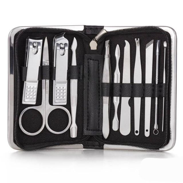 Stainless Steel Professional Manicure Nail Clippers 11-26 Piece Set Australia Dealbest