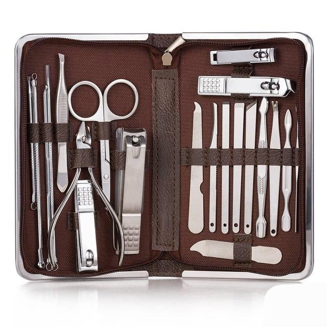 Stainless Steel Professional Manicure Nail Clippers 11-26 Piece Set Australia Dealbest