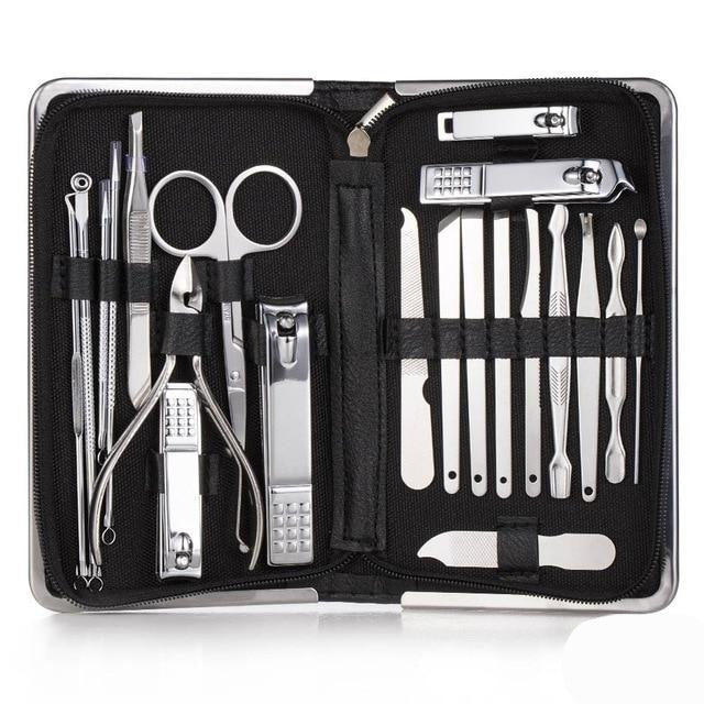 Stainless Steel Professional Manicure Nail Clippers 11-26 Piece Set Australia Dealbest