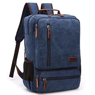 Vintage Canvas Zipper Student Backpack Australia Dealbest