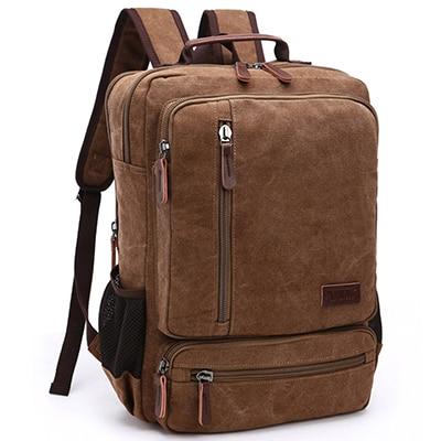 Vintage Canvas Zipper Student Backpack Australia Dealbest