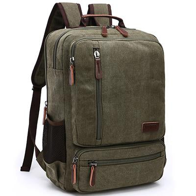 Vintage Canvas Zipper Student Backpack Australia Dealbest