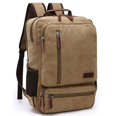 Vintage Canvas Zipper Student Backpack Australia Dealbest