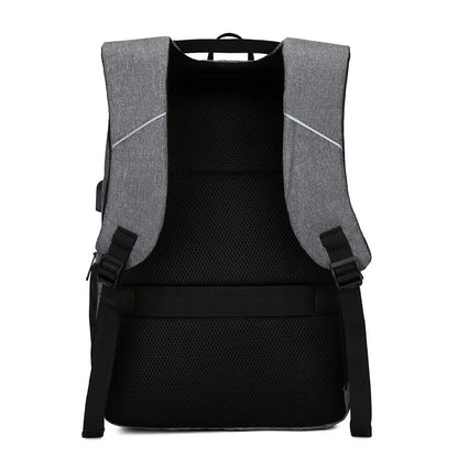 Anti-Theft Laptop Backpack USB Charging Waterproof Travel Bag