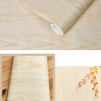 80CM Wide Wood Grain Vinyl Kitchen Countertop Contact Paper