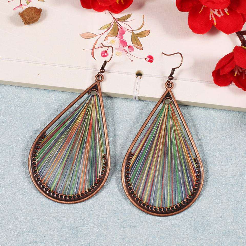 Bohemian String Drop Earrings Australia Dealbest