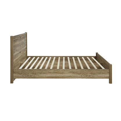 Queen Size Bed Frame Natural Wood - Oak Colour