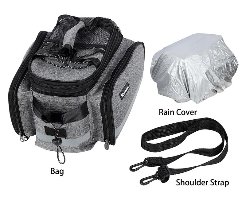 Large Capacity Rainproof Bicycle Rear Rack Bag Australia Dealbest