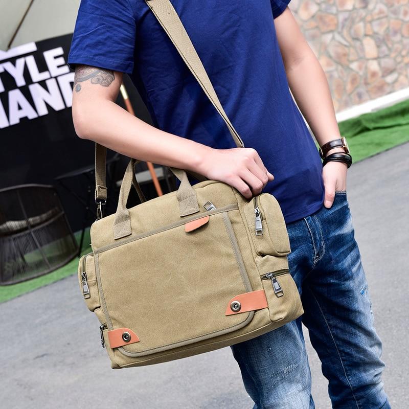 Men's Canvas Crossbody Messenger Bag Australia Dealbest