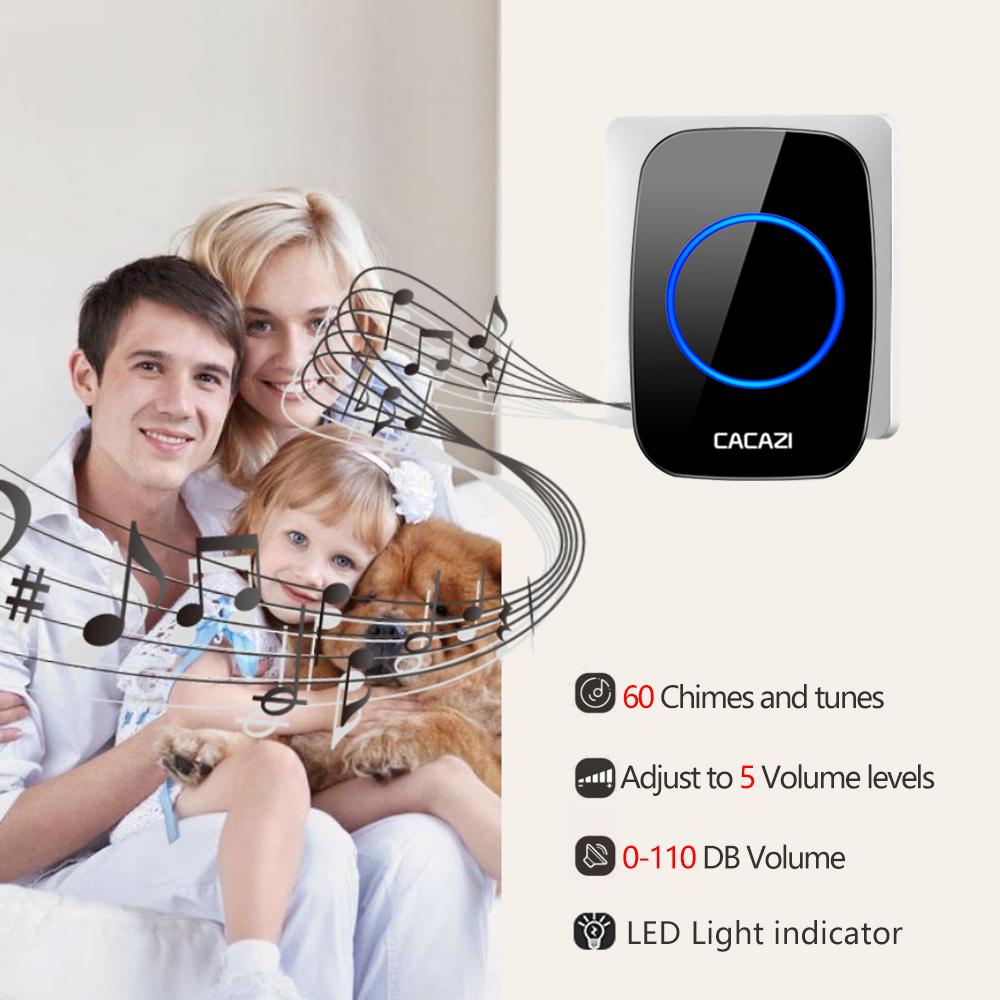 CACAZI Long Range Wireless Waterproof Doorbell Australia Dealbest