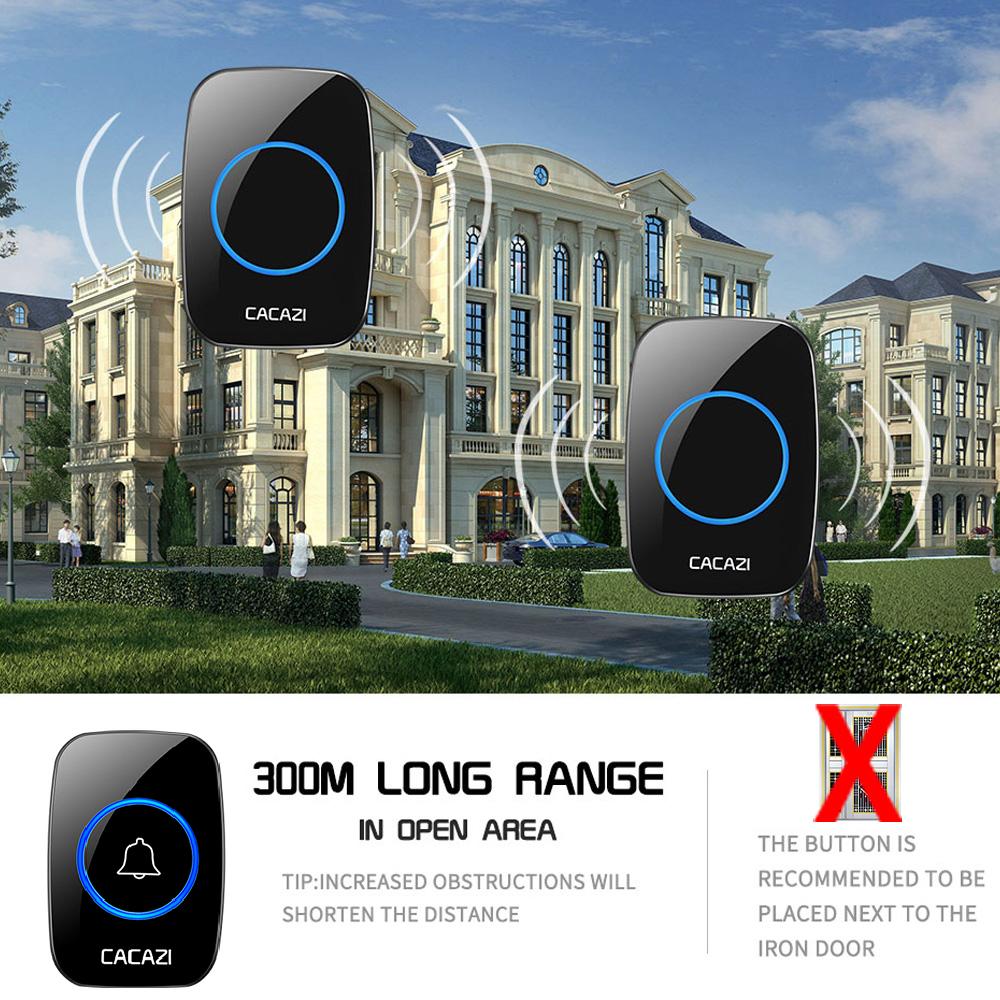 CACAZI Long Range Wireless Waterproof Doorbell Australia Dealbest