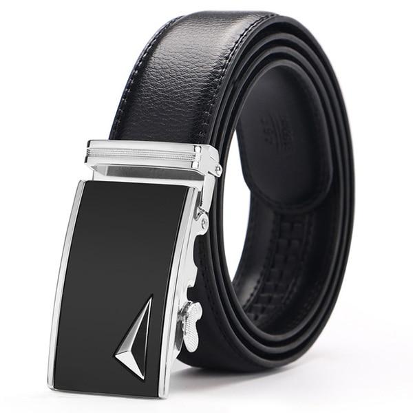 Men's Genuine Leather Adjustable Business Belt Australia Dealbest