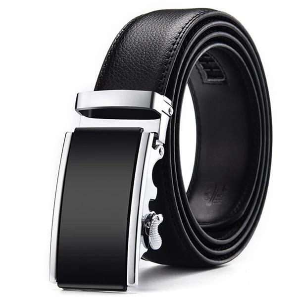 Men's Genuine Leather Adjustable Business Belt Australia Dealbest