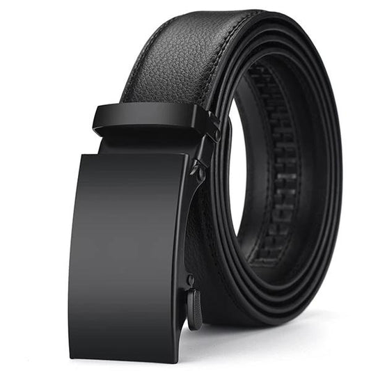 Men's Genuine Leather Adjustable Business Belt Australia Dealbest