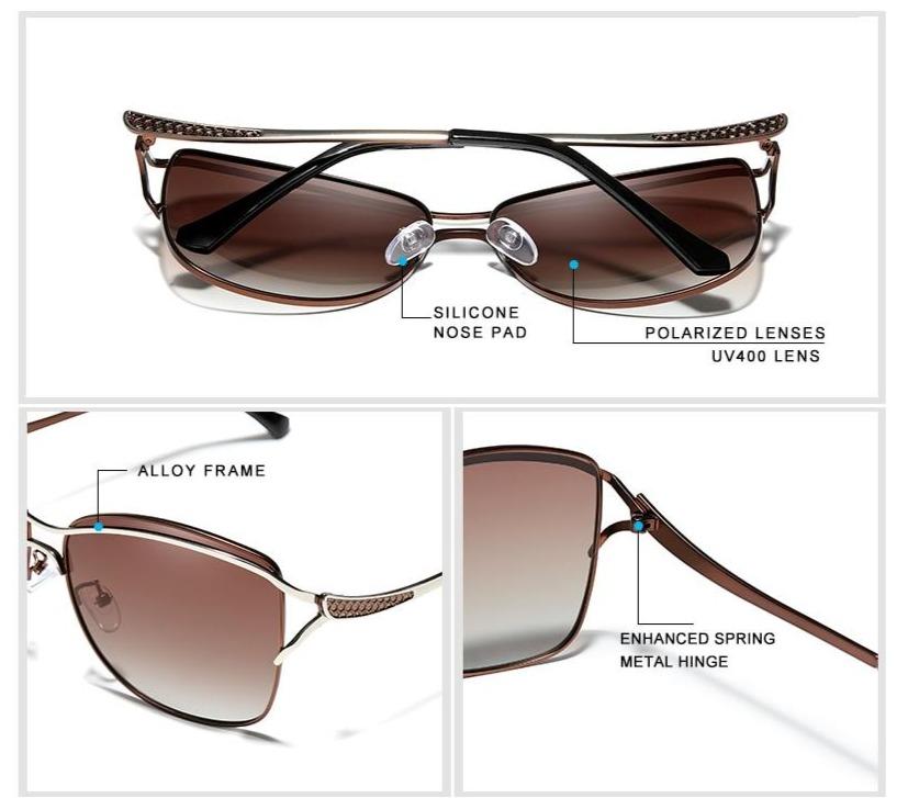 Retro Polarized Gradient Lens Women's Sunglasses Australia Dealbest