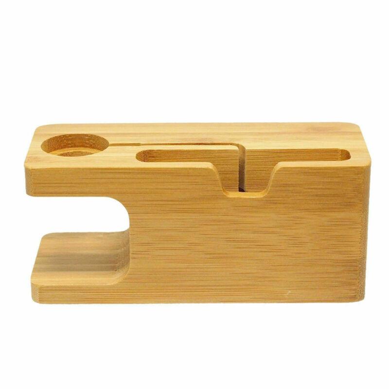 Apple Watch & Phone Bamboo Charging Dock Australia Dealbest