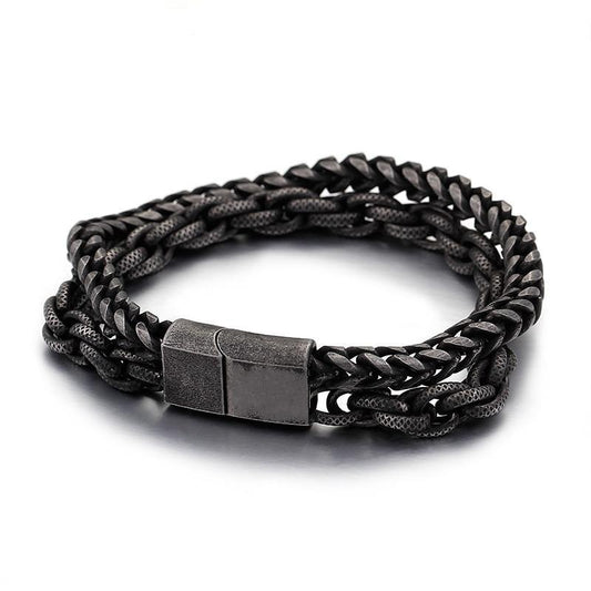Men's Chain Link Stainless Steel Bracelet Australia Dealbest