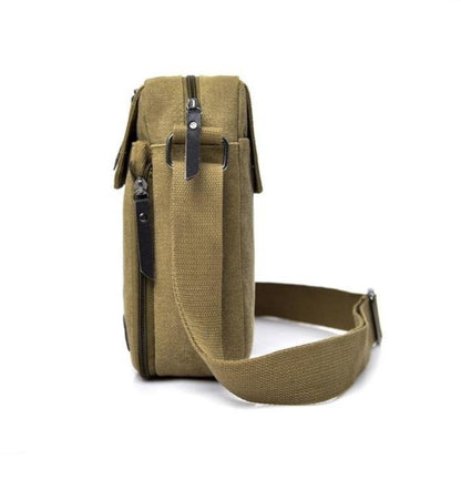 Men's Canvas Messenger/Travel Shoulder Bag Australia Dealbest