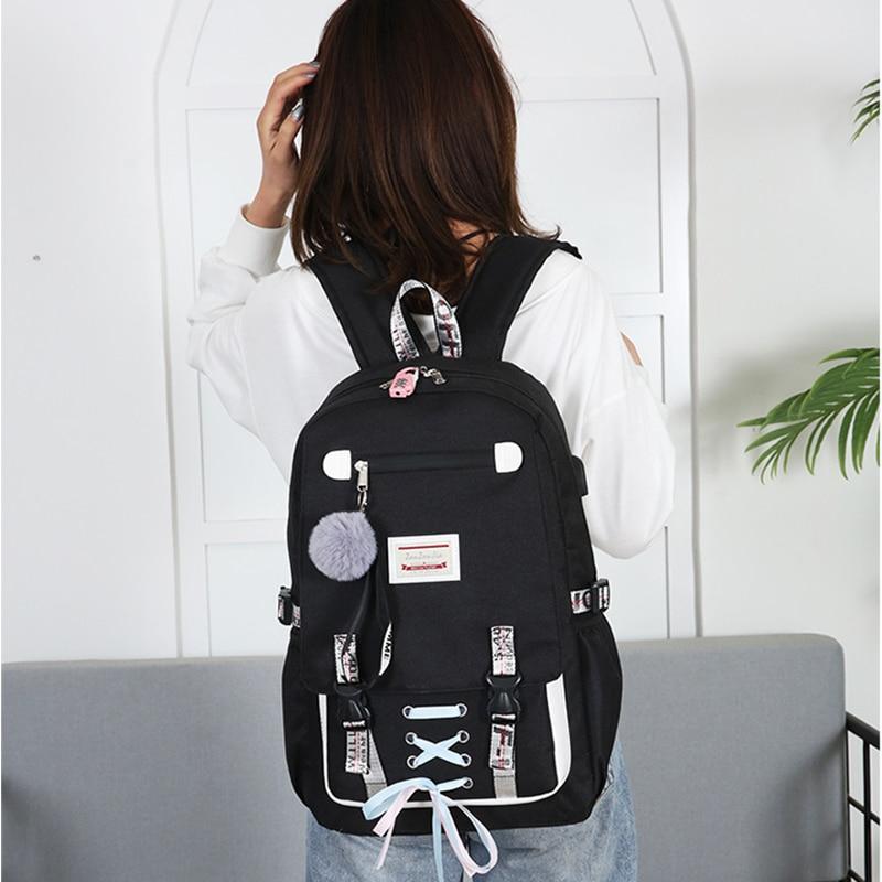 Student Backpack With USB Charging Port Anti-Theft Australia Dealbest