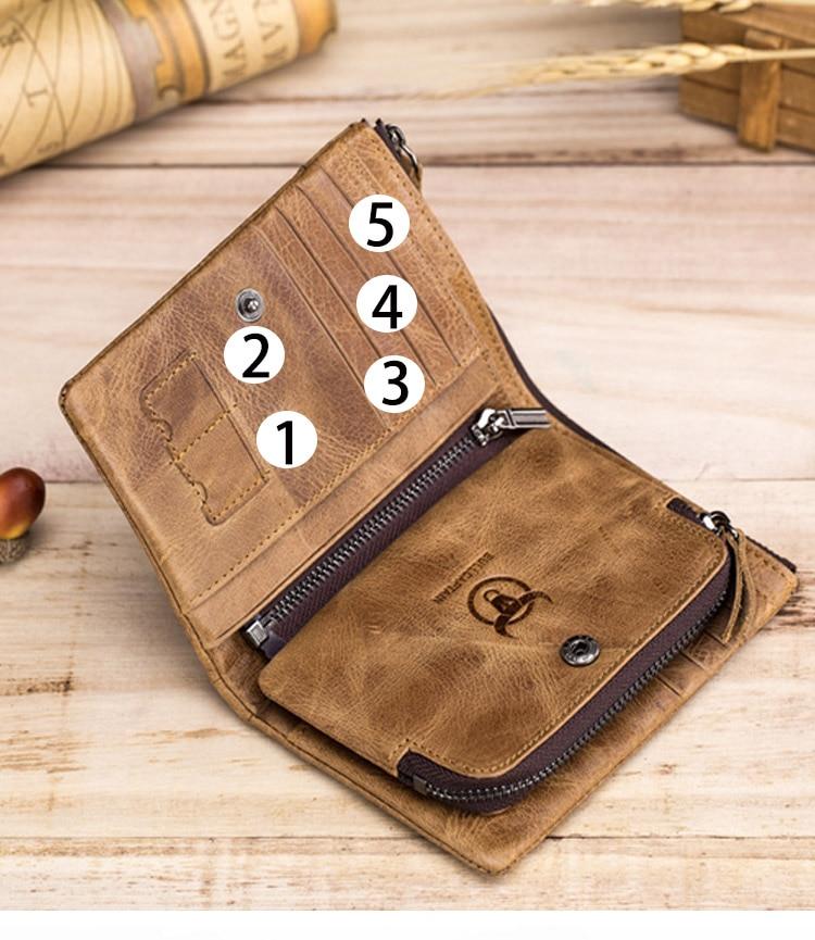 Men's Retro Genuine Leather Wallet Australia Dealbest