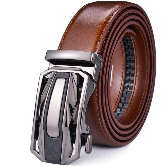 Men's Luxury Leather Dress Belt Light Brown Australia Dealbest