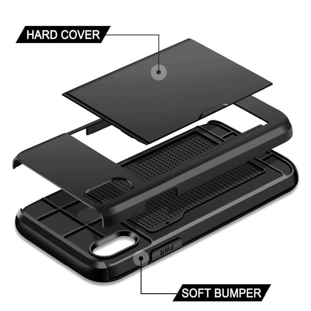 Various Models iphone Sliding Card Storage Case Australia Dealbest