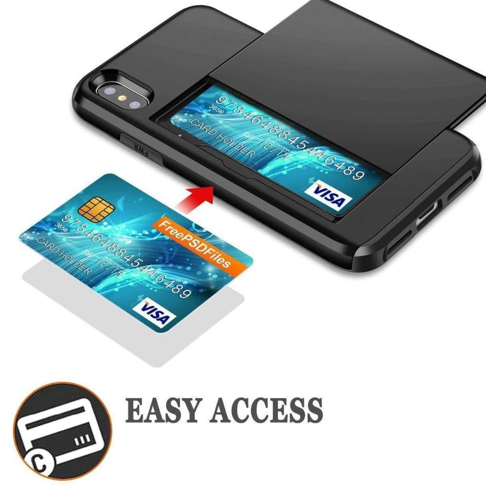 Various Models iphone Sliding Card Storage Case Australia Dealbest