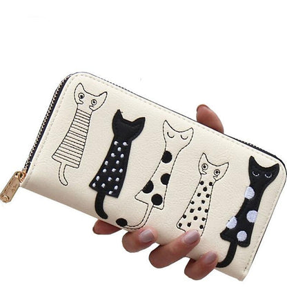 Kitten Leather Zipper Wallet Australia Dealbest