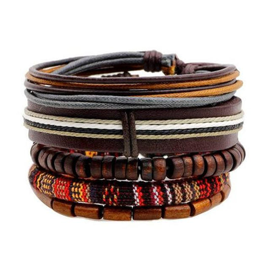 Men's Leather Rope Bracelet Australia Dealbest