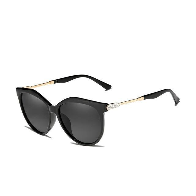 Rhinestone Cat Eye Gradient Lens Polarized Women's Sunglasses Australia Dealbest