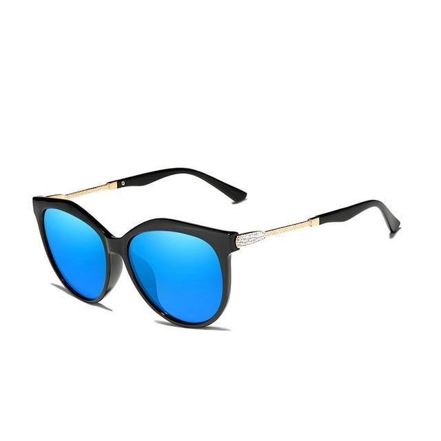 Rhinestone Cat Eye Gradient Lens Polarized Women's Sunglasses Australia Dealbest