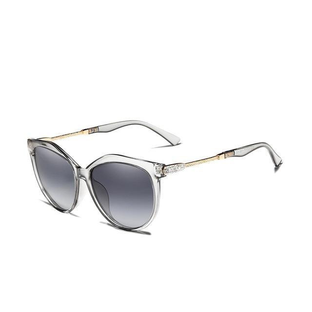 Rhinestone Cat Eye Gradient Lens Polarized Women's Sunglasses Australia Dealbest