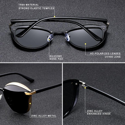 Vintage Shades Cat Eye Polarized Sunglasses Australia Dealbest