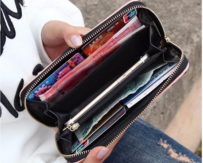 Kitten Leather Zipper Wallet Australia Dealbest