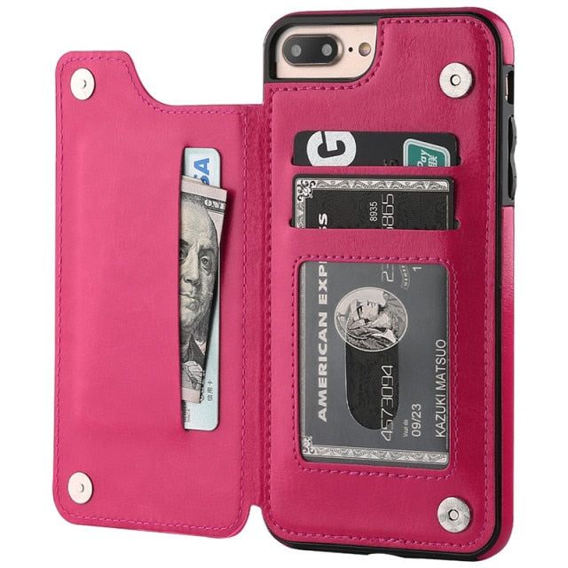 iphone Retro Flip Leather Case Various Models Australia Dealbest