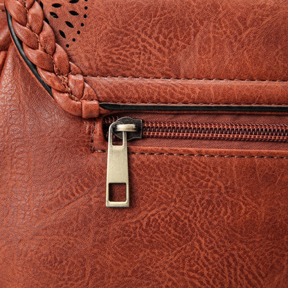 Vintage Leather Hollow Out Crossbody Shoulder Bag Australia Dealbest