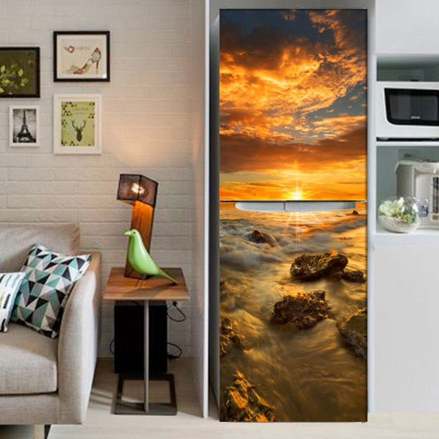 Vinyl Self Adhesive Refrigerator Decor Stickers Australia Dealbest