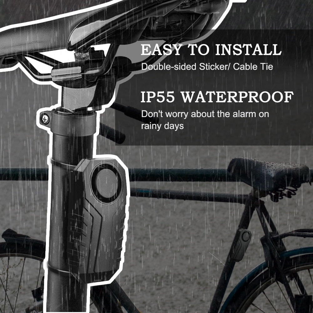Waterproof Remote Control Anti-Theft Anti-Lost Bike Motorcycle Vibration Security Alarm System Australia Dealbest