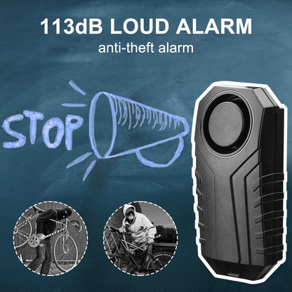 Waterproof Remote Control Anti-Theft Anti-Lost Bike Motorcycle Vibration Security Alarm System Australia Dealbest