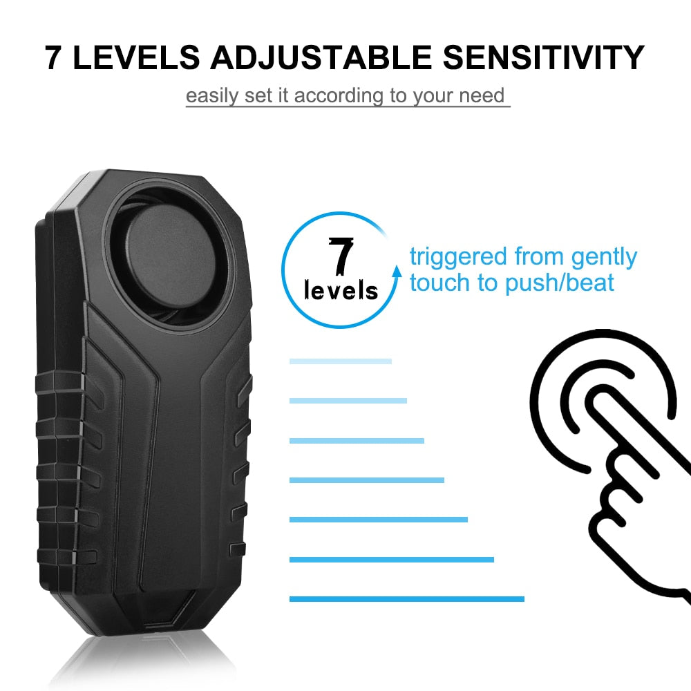 Waterproof Remote Control Anti-Theft Anti-Lost Bike Motorcycle Vibration Security Alarm System Australia Dealbest