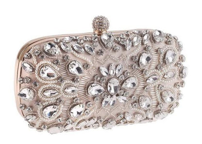 Rhinestone Pearls Beaded Clutch Australia Dealbest